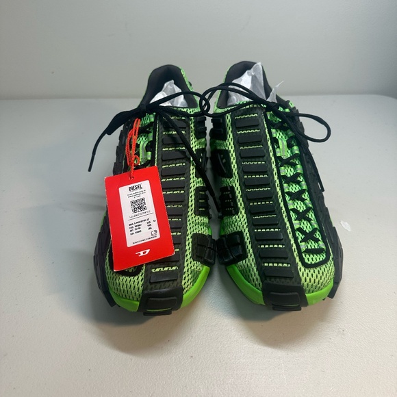 Diesel S-Prototype V2 Men\'s Green and Black Trainers main image 9